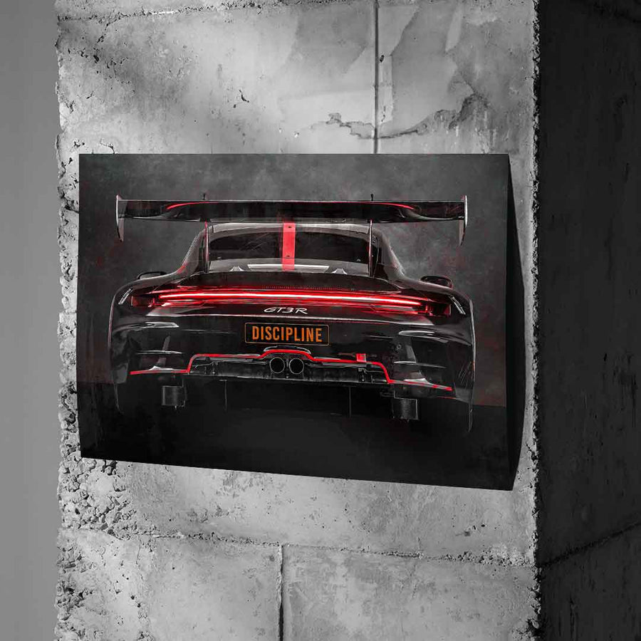 Porsche Backside - Poster