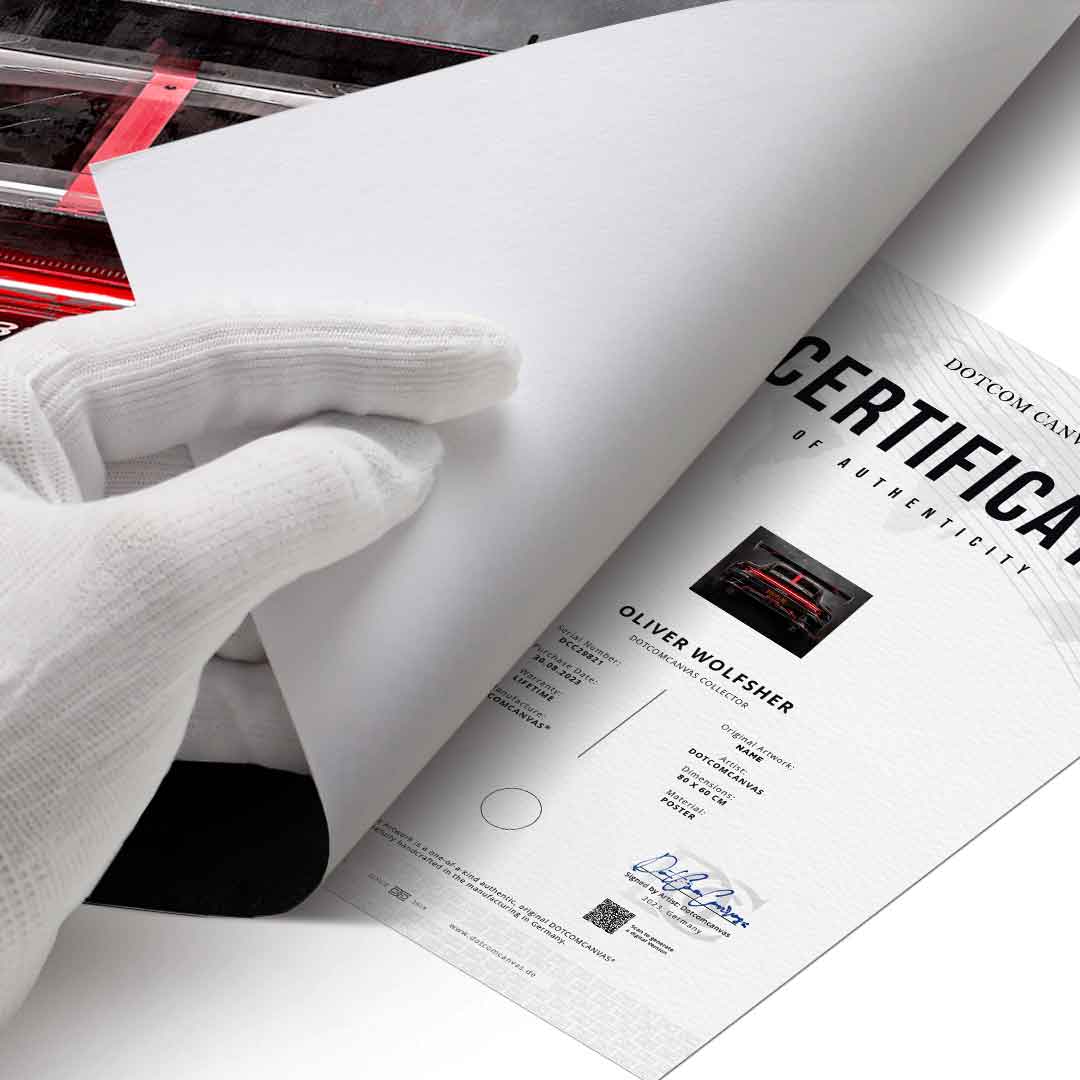 Porsche Backside - Poster