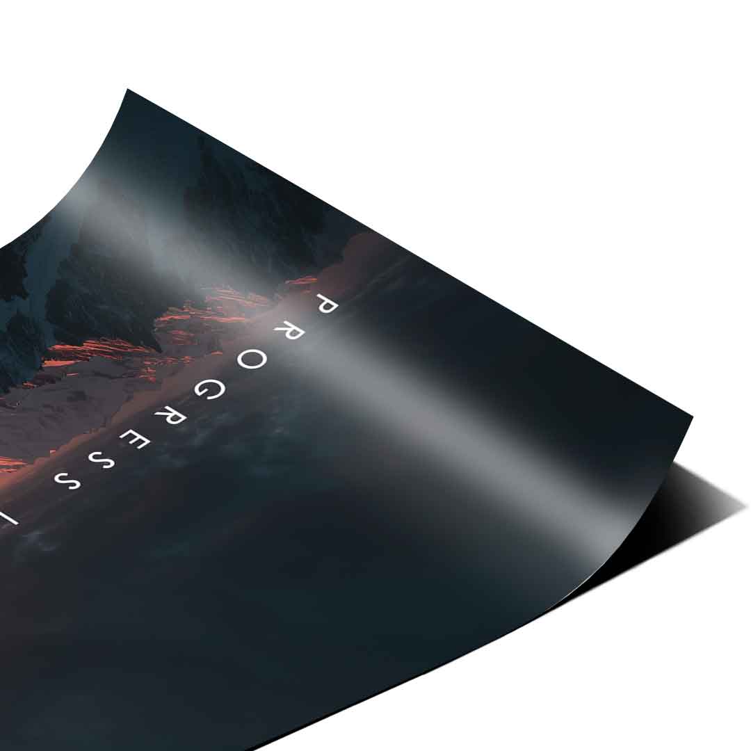 Progress Lives in Discomfort - Poster