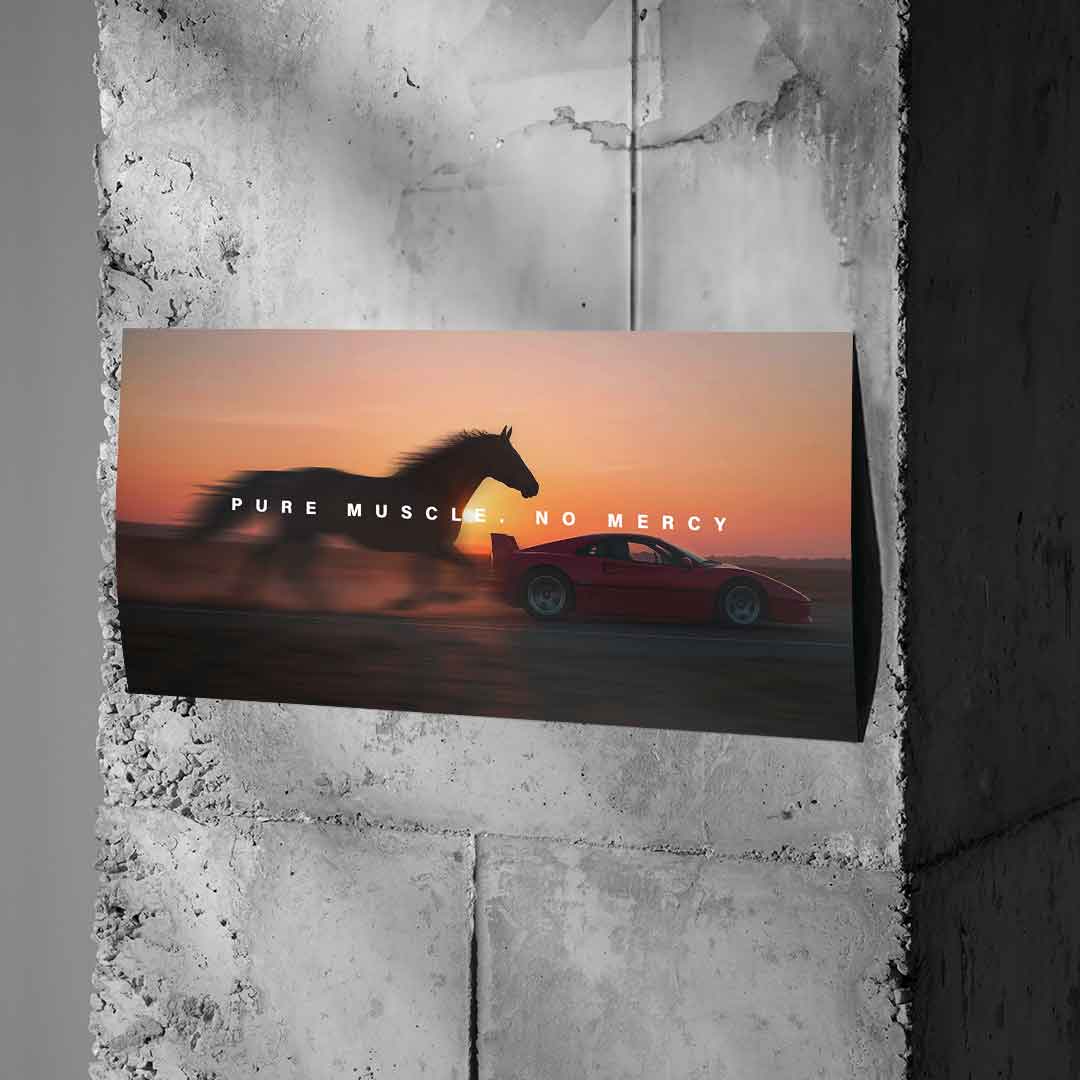 Pure Muscle (Ferrari) - Poster