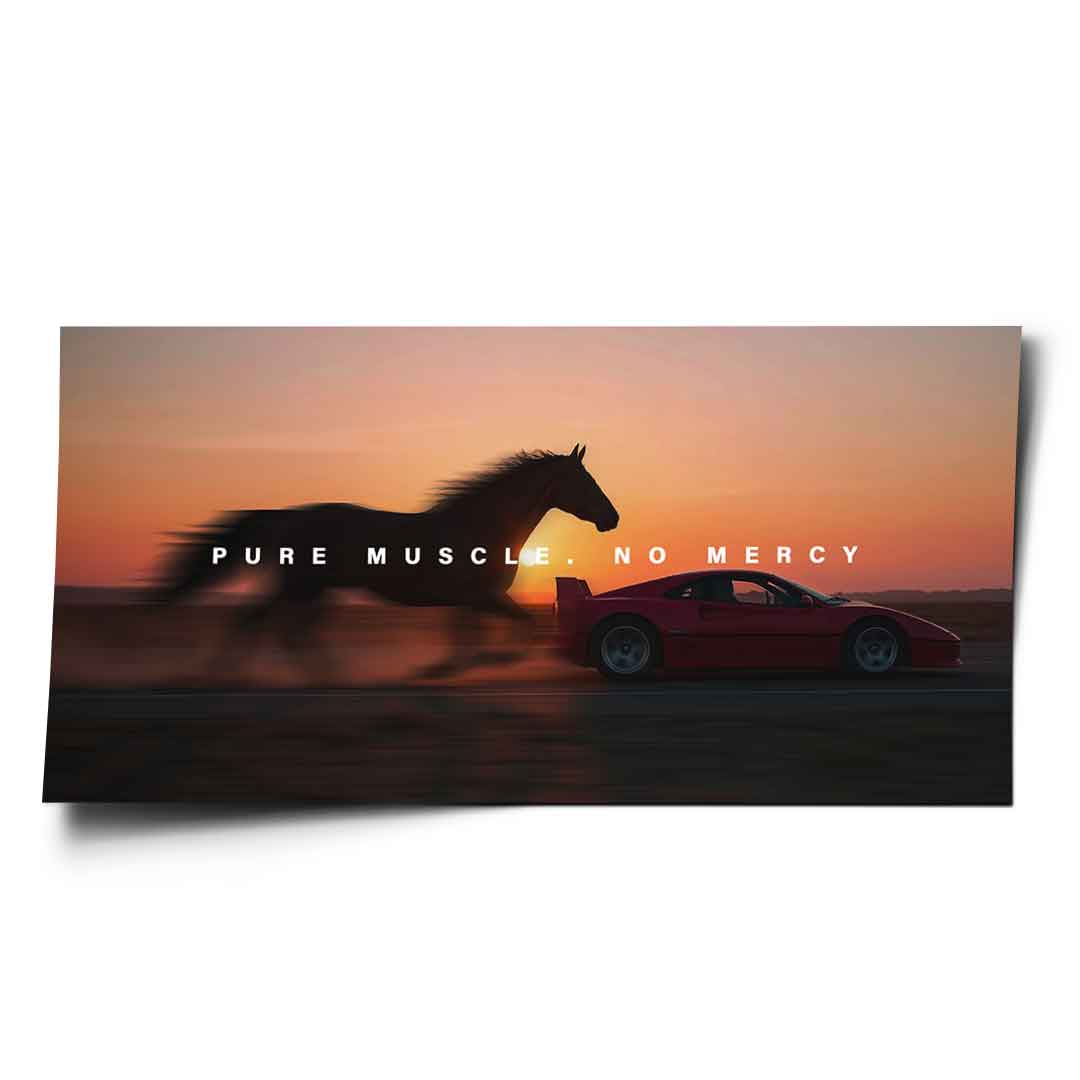 Pure Muscle (Ferrari) - Poster