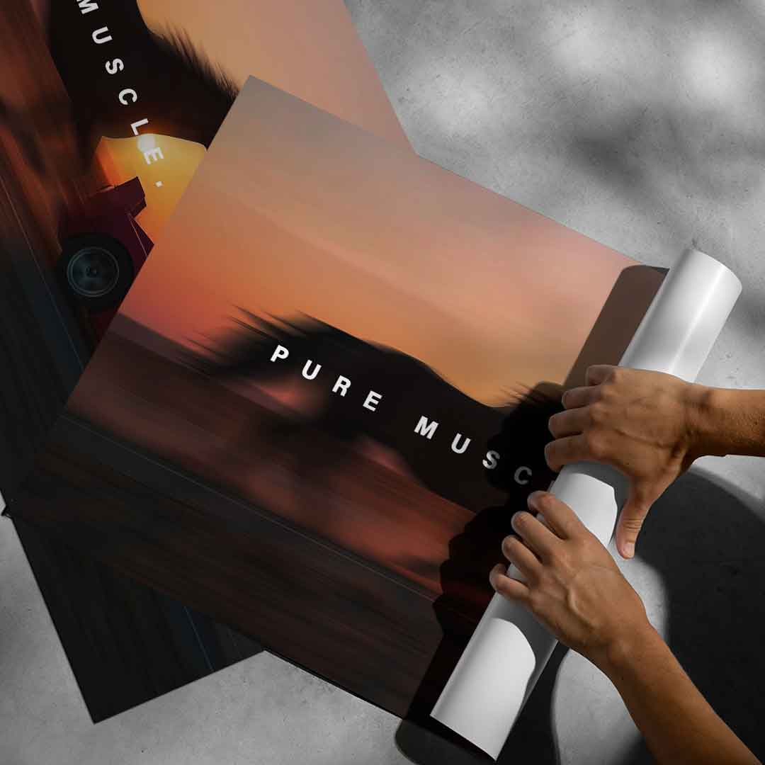 Pure Muscle (Ferrari) - Poster