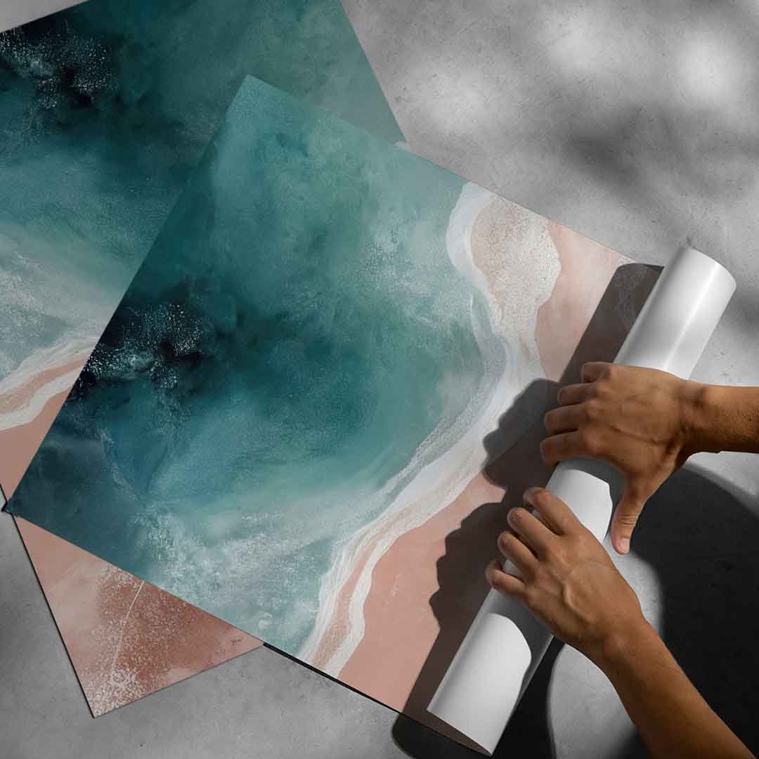 Quiet Sands And Gentle Waves - Poster