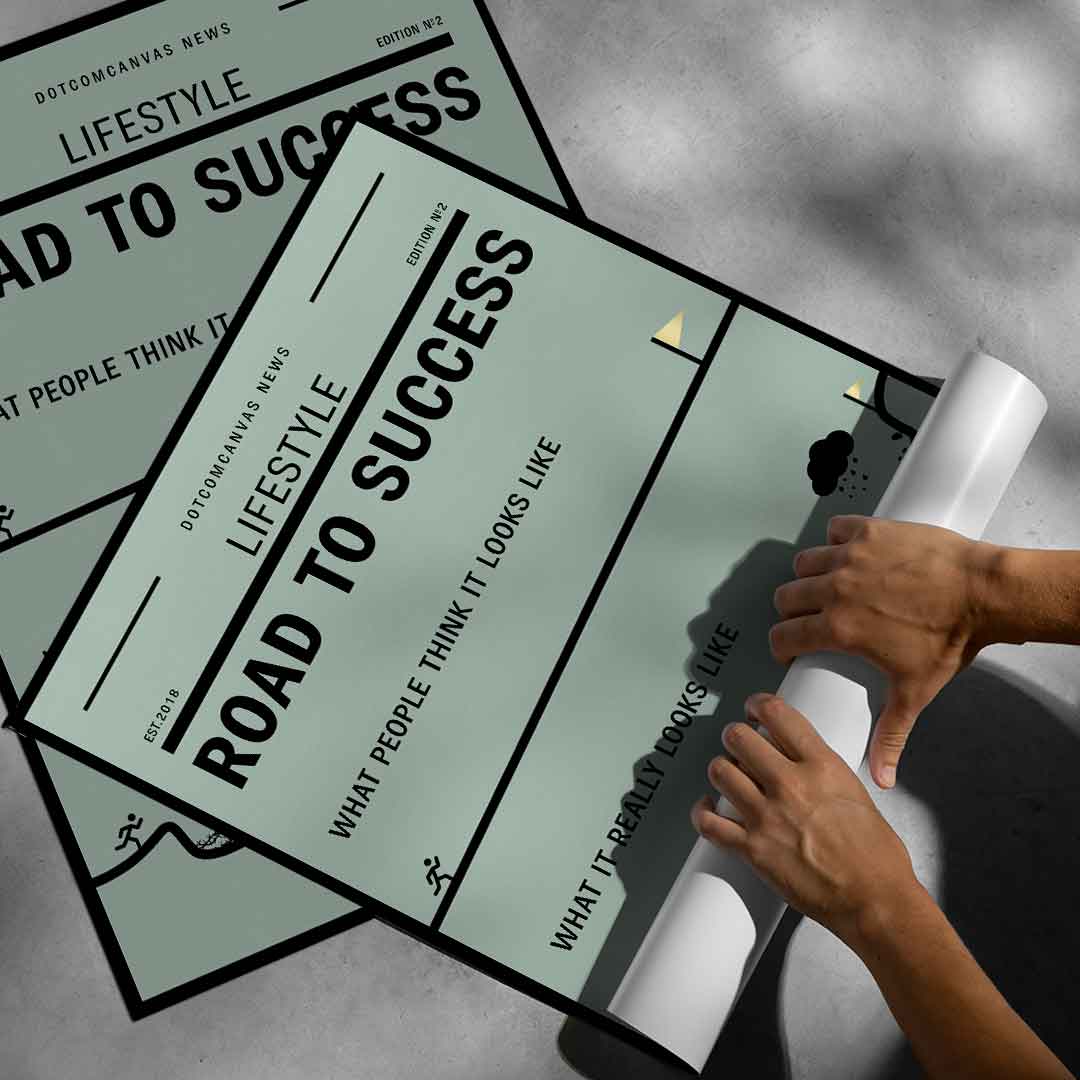 Road to success - Poster