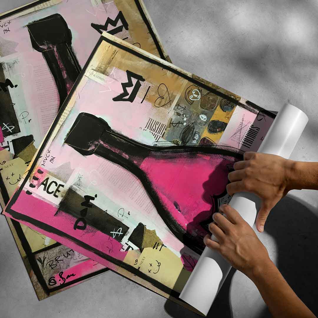 Rose Champaign - Poster