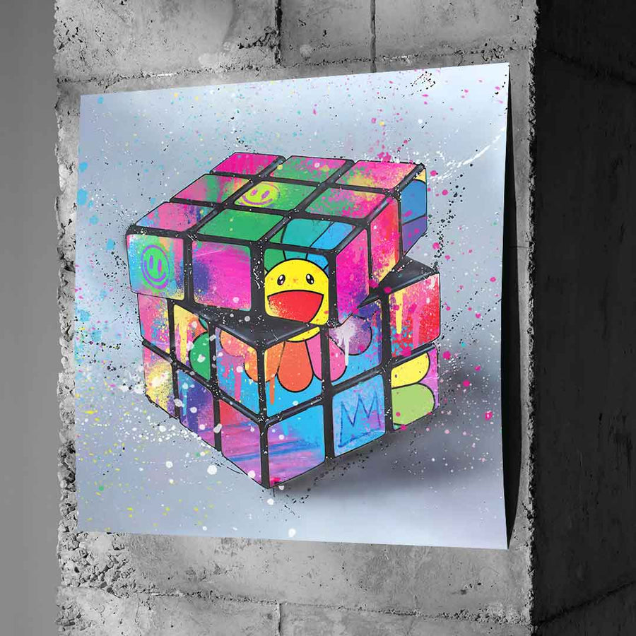 Rubik's Flower - Poster