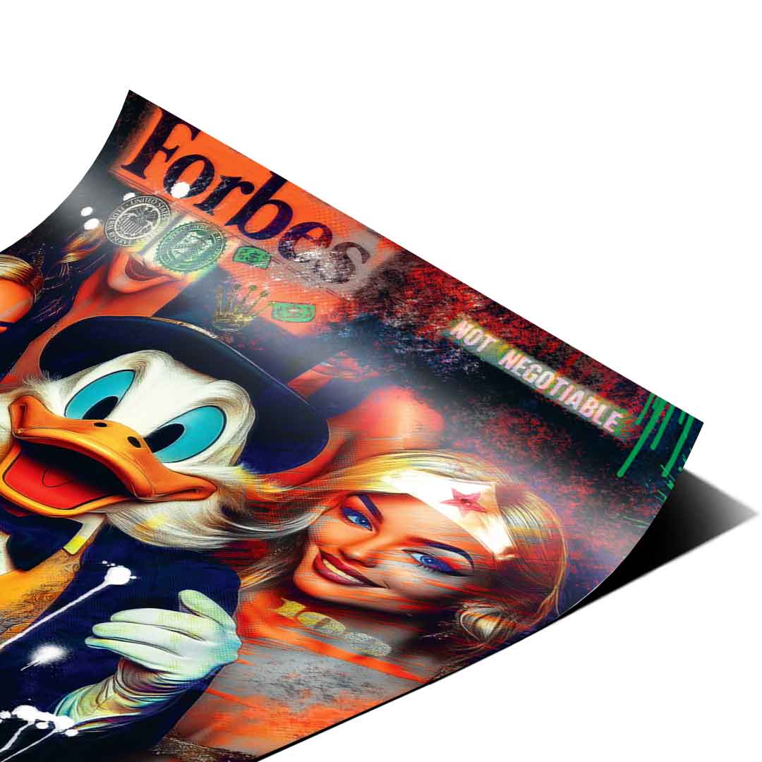 SCROOGE MCDUCK MAN OF STEEL - Poster