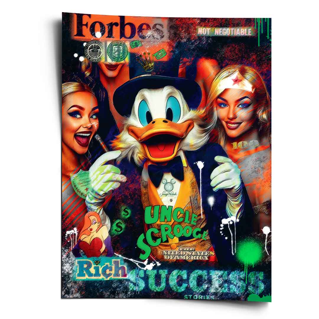 SCROOGE MCDUCK MAN OF STEEL - Poster