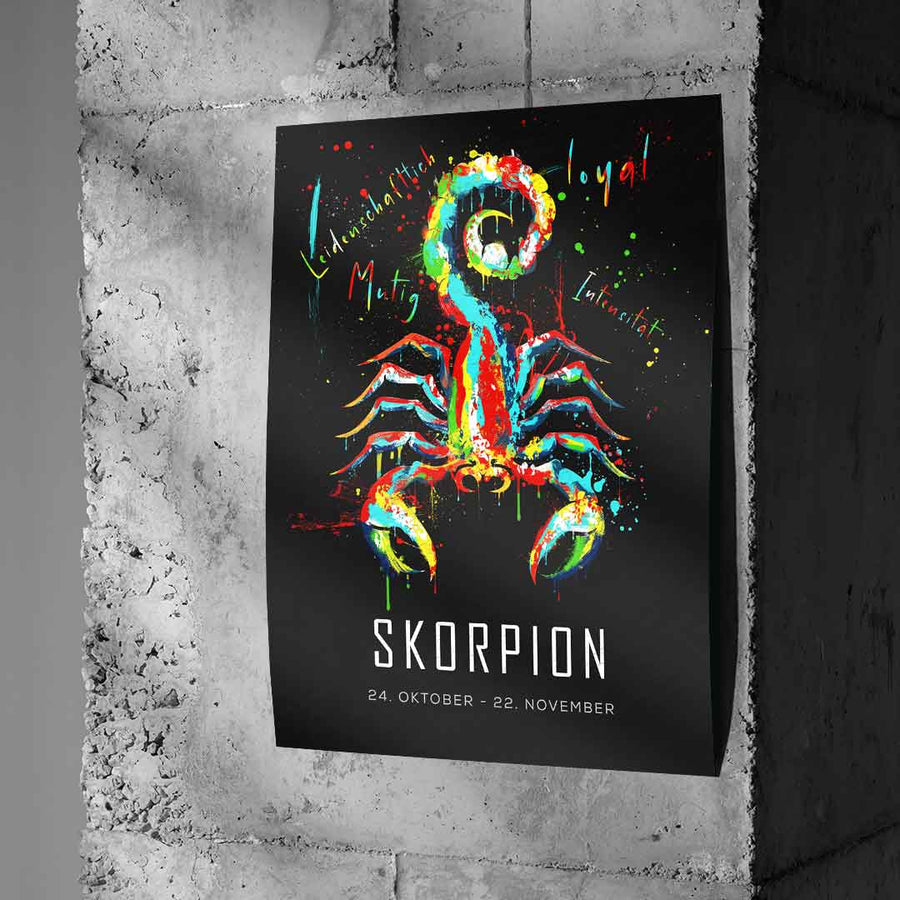 SCORPIO ZODIAC SIGN - Poster