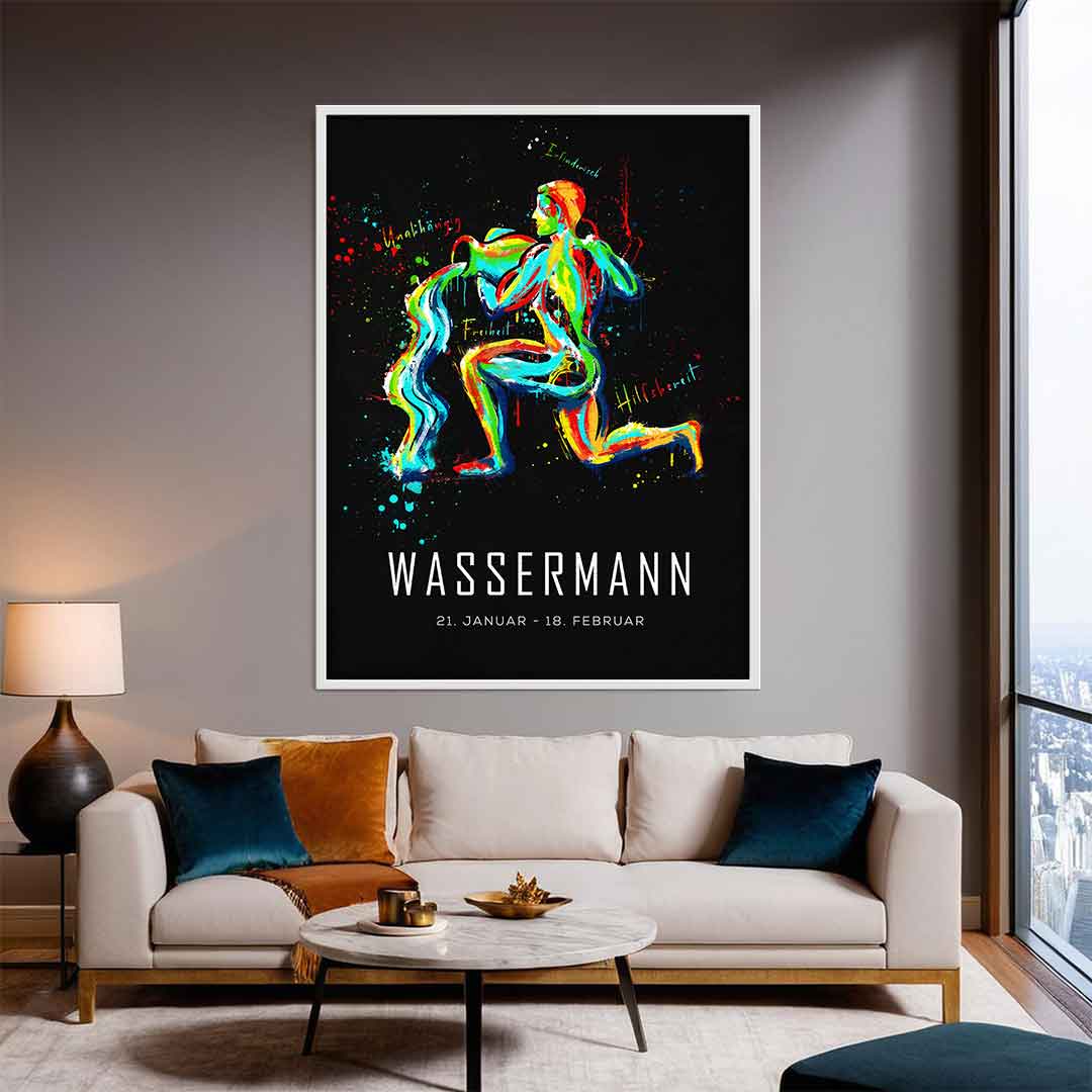 STERNZEICHEN WASSERMANN - Poster