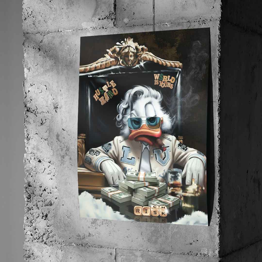 Scarface Duck - Poster