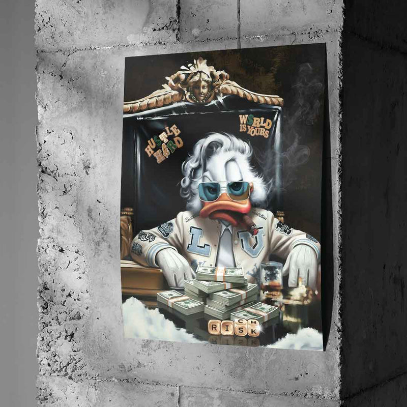 Scarface Duck - Poster