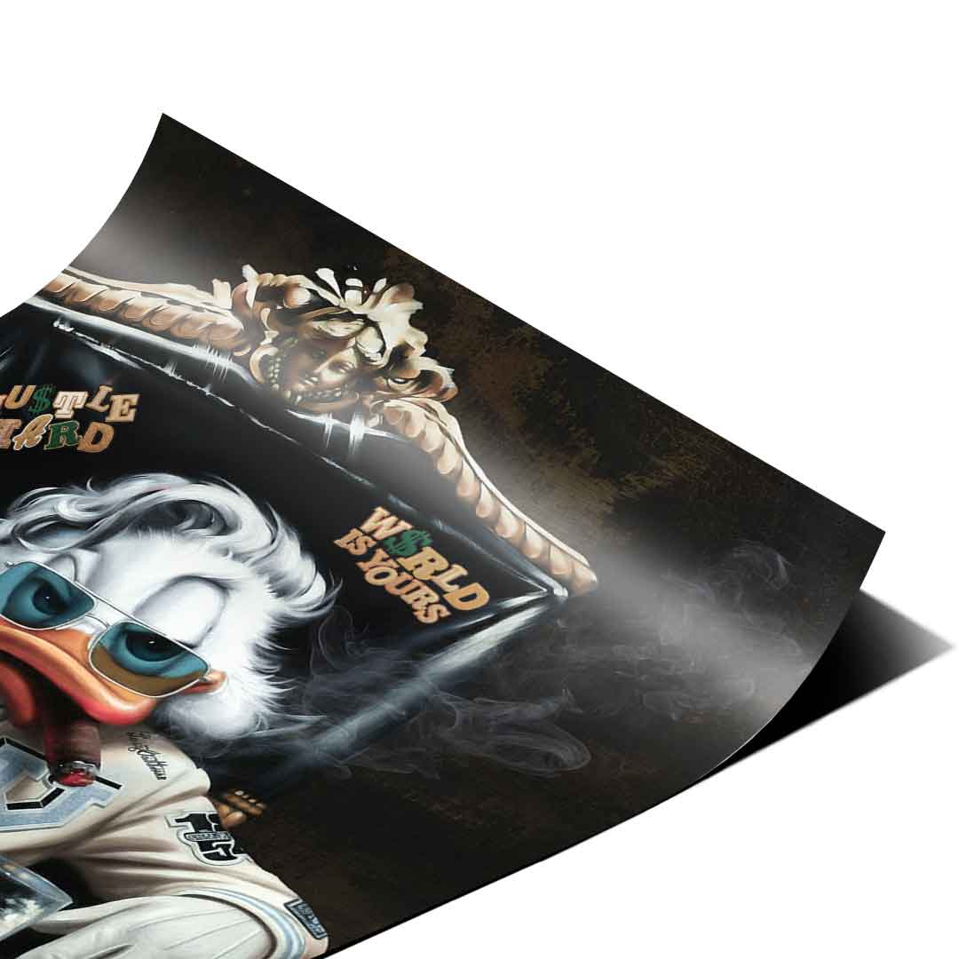 Scarface Duck - Poster