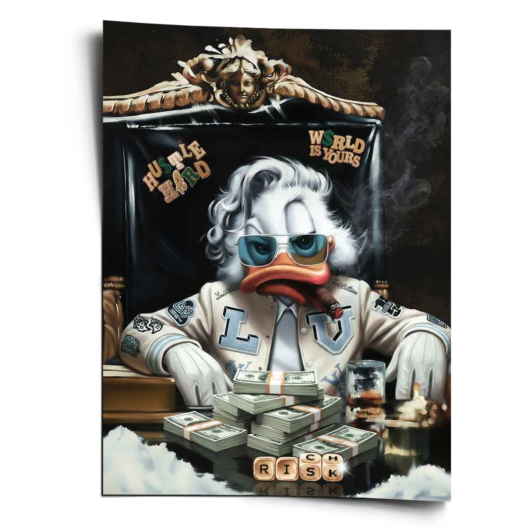 Scarface Duck - Poster
