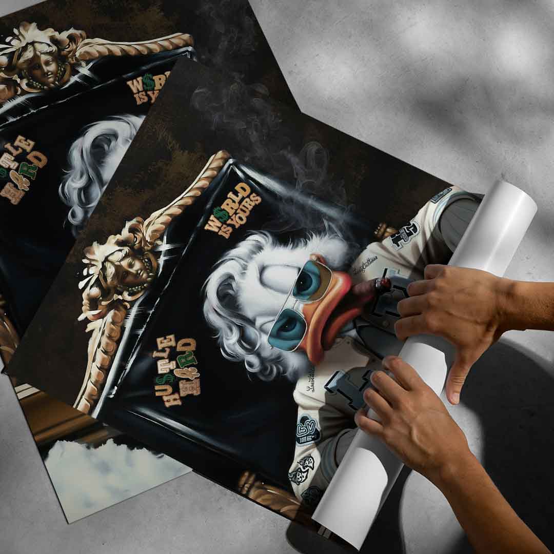 Scarface Duck - Poster