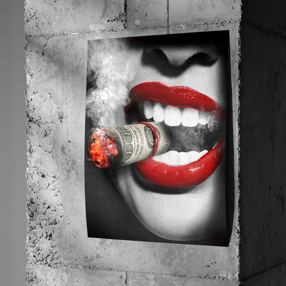 Smoking Girl Poster – Ansicht 2