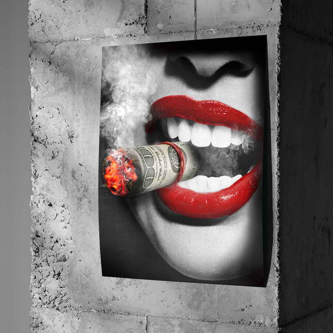 Smoking Girl - Poster