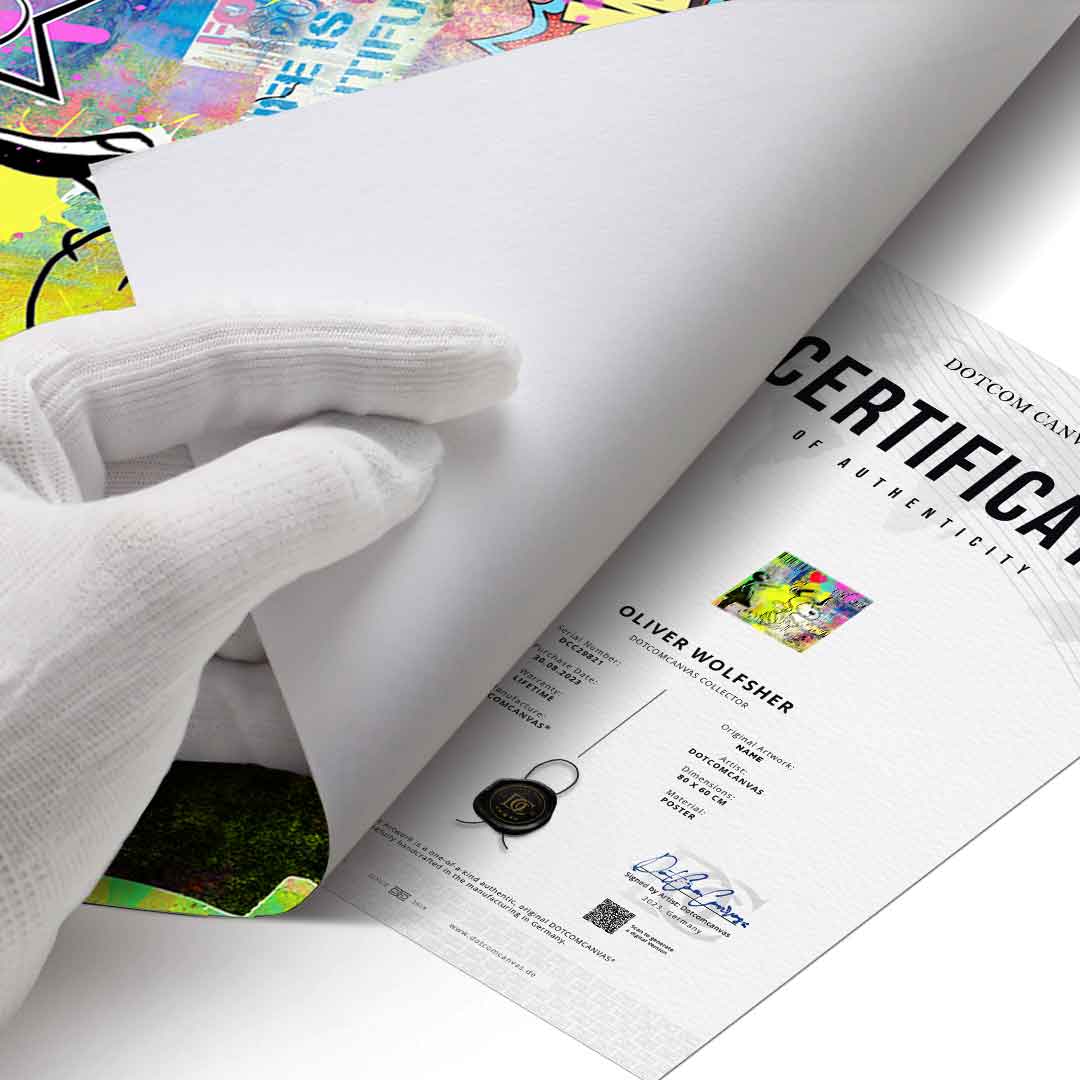 Snoopy meets Banksy - Poster