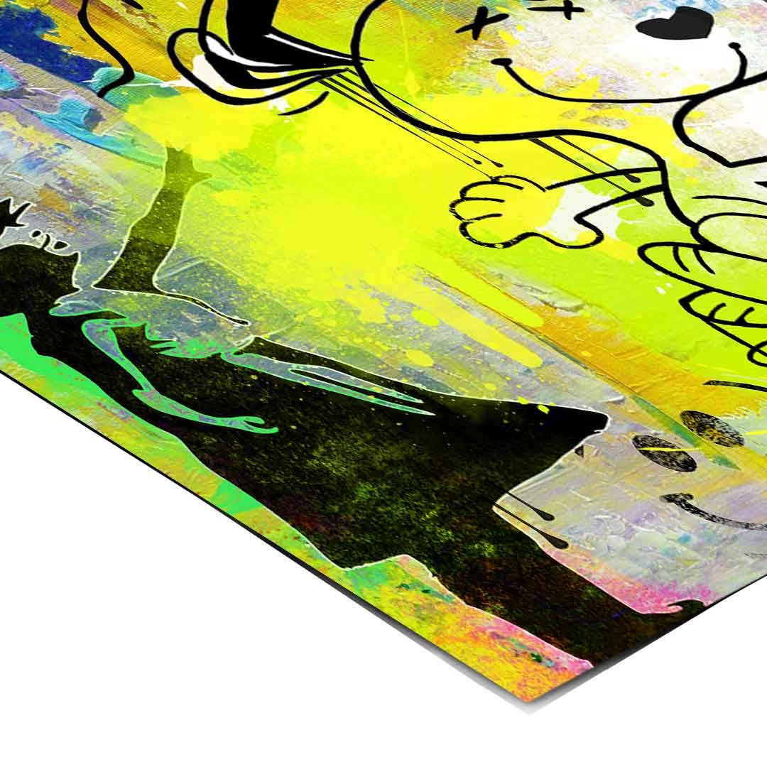 Snoopy meets Banksy - Poster
