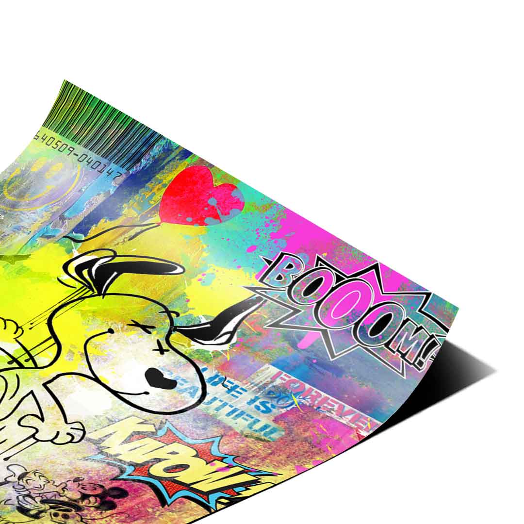Snoopy meets Banksy - Poster