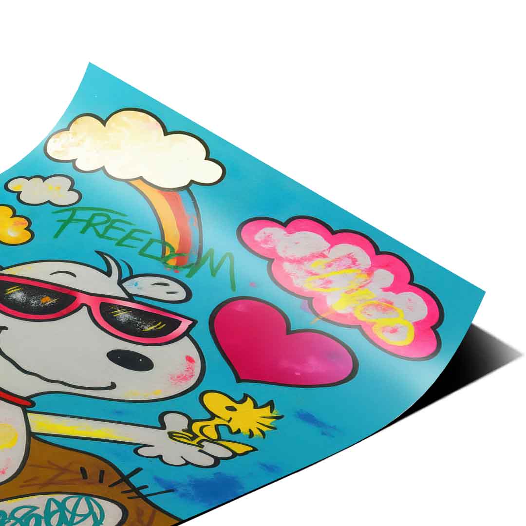 Snoopy Freedom - Poster
