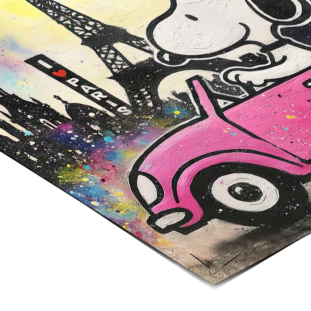 Snoopy Paris - Poster