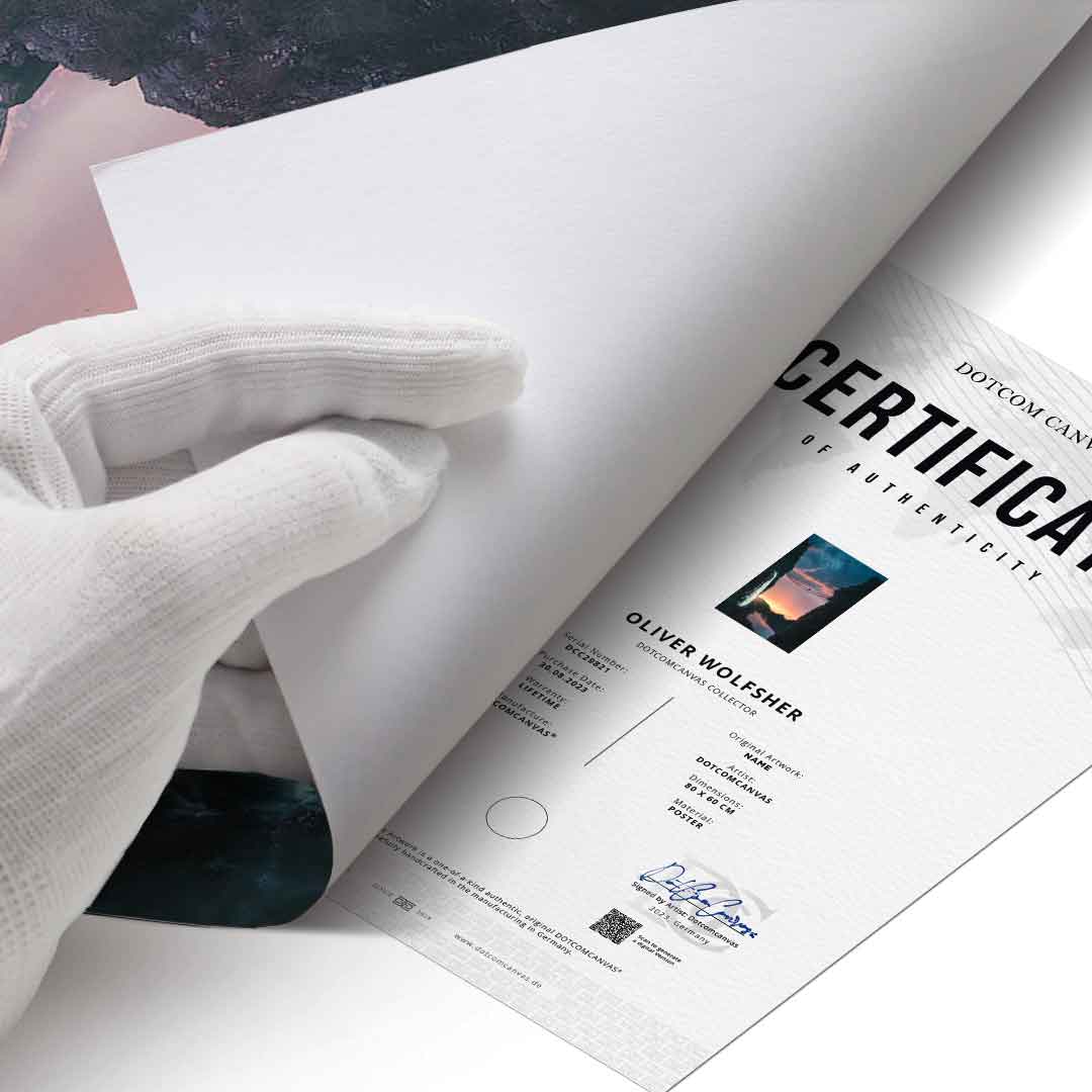 Sonnenuntergang Kluft - Poster