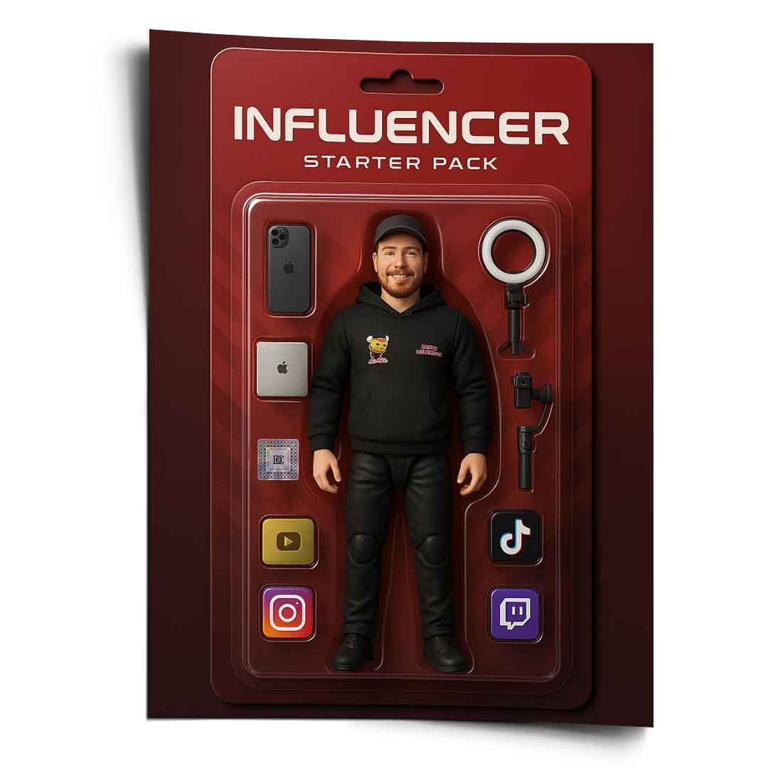Starter Pack INFLUENCER - Poster