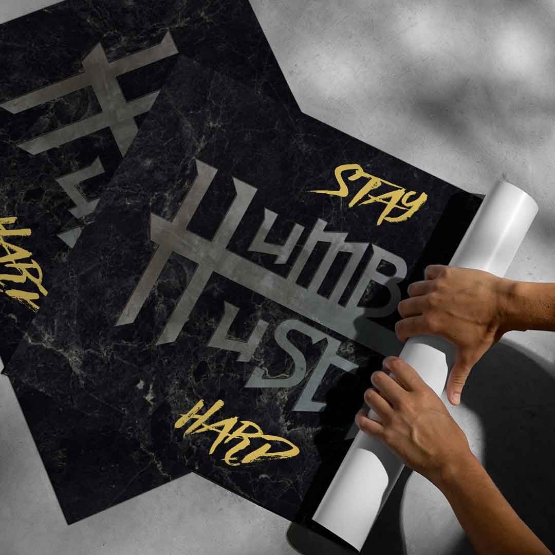 Stay Humble X Hustle Hard - Poster