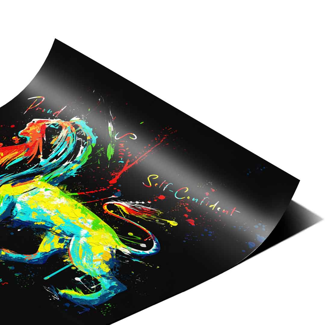 STERNZEICHEN LÖWEN - Poster