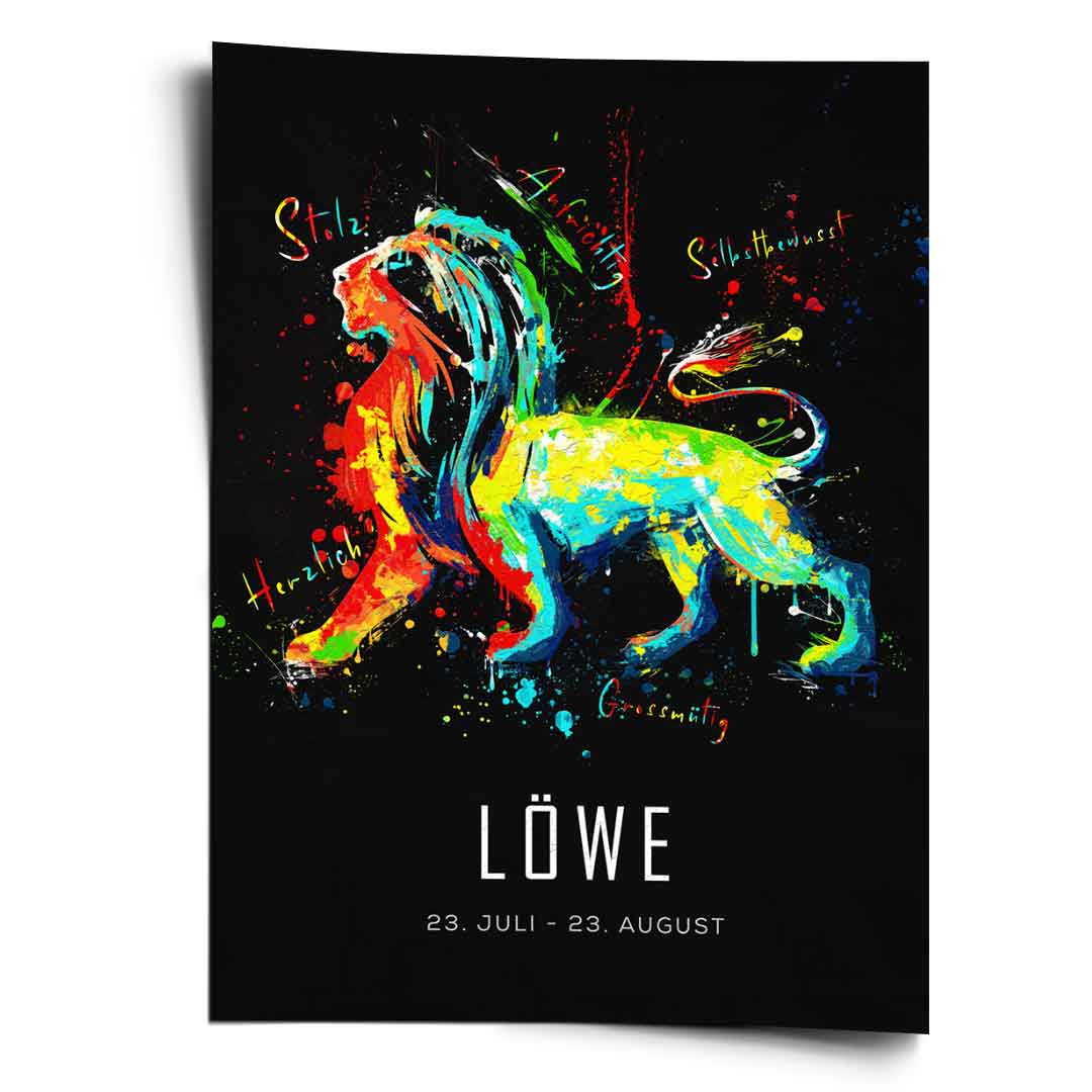 STERNZEICHEN LÖWEN - Poster