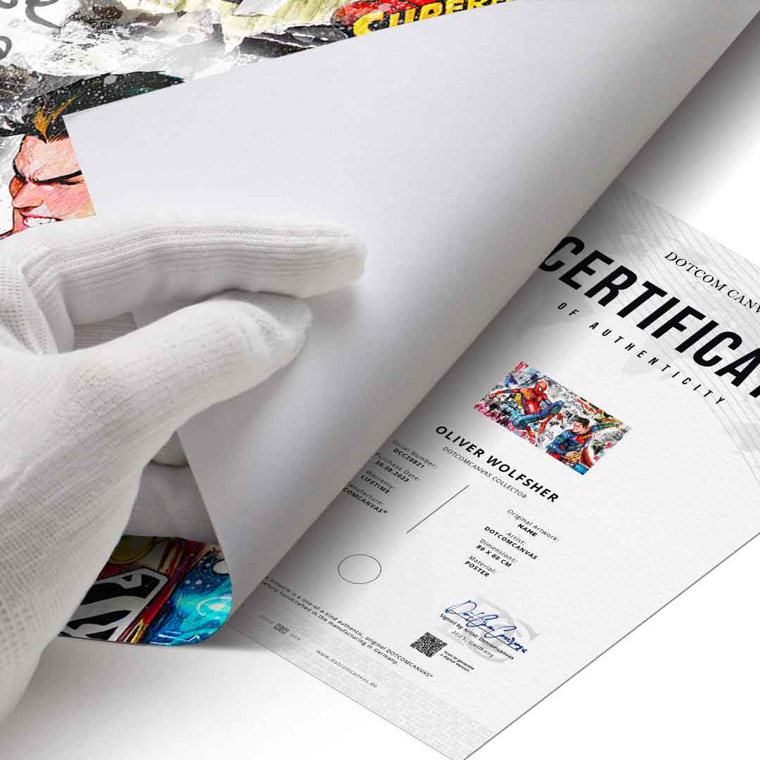 Superman meets Spiderman - Poster