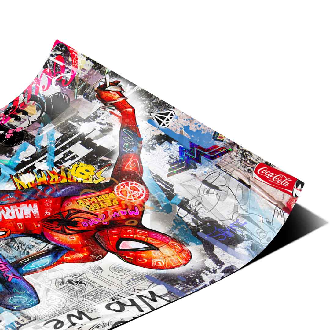 Superman meets Spiderman - Poster