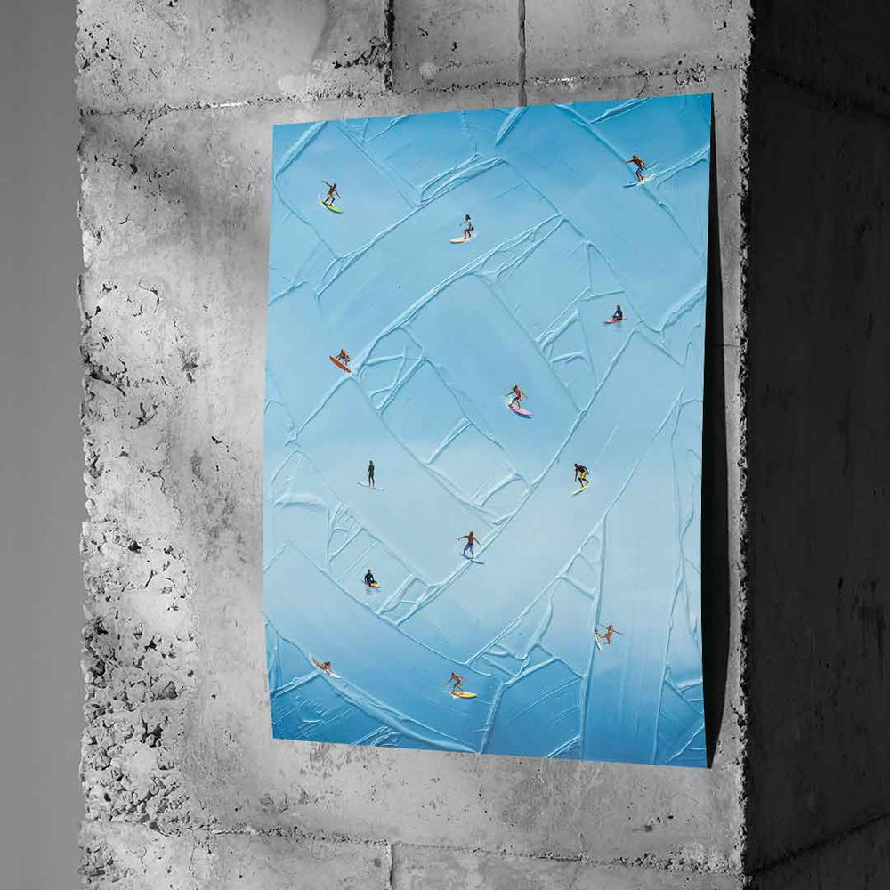 Surfing in Action Poster – Ansicht 2