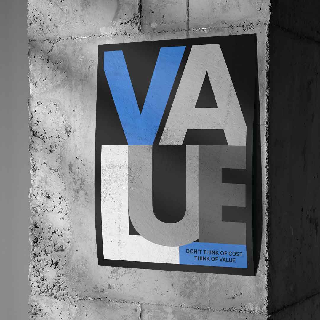 THINK OF VALUE - Poster