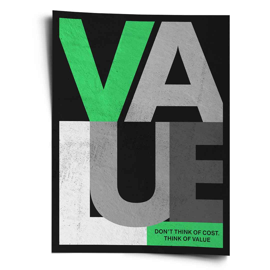 THINK OF VALUE - Poster