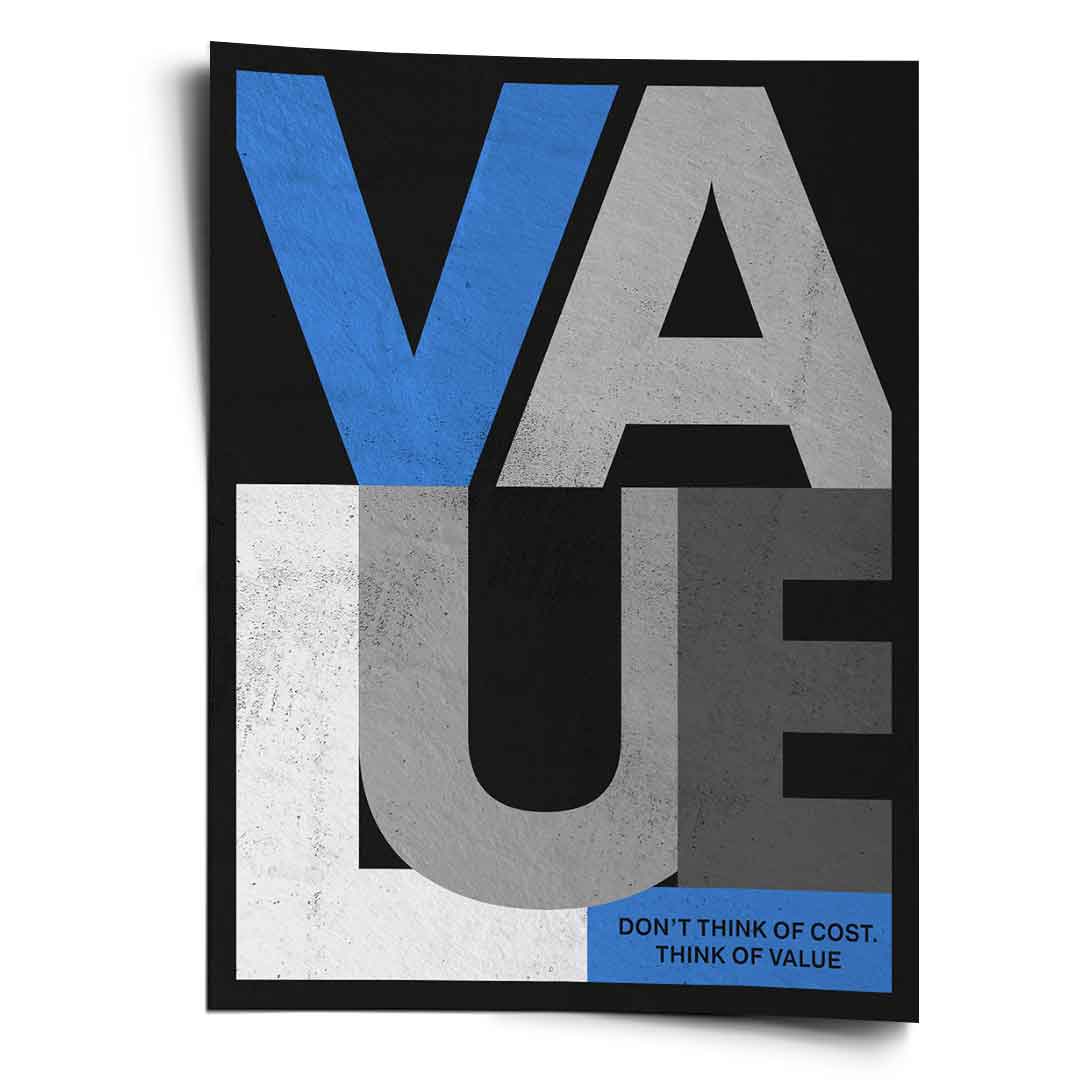 THINK OF VALUE - Poster