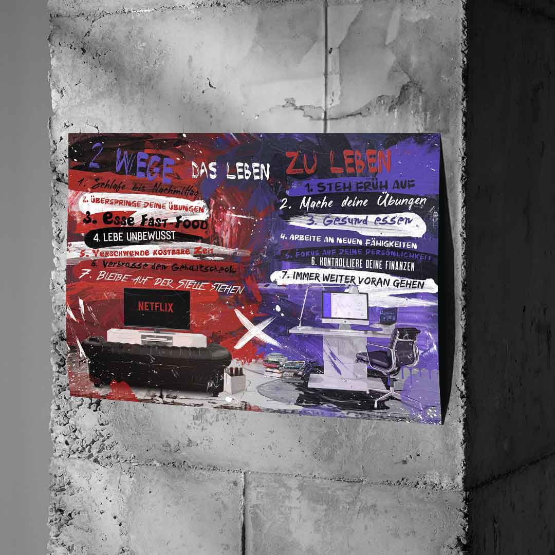 TWO WAYS TO SPEND YOUR LIFE - Poster