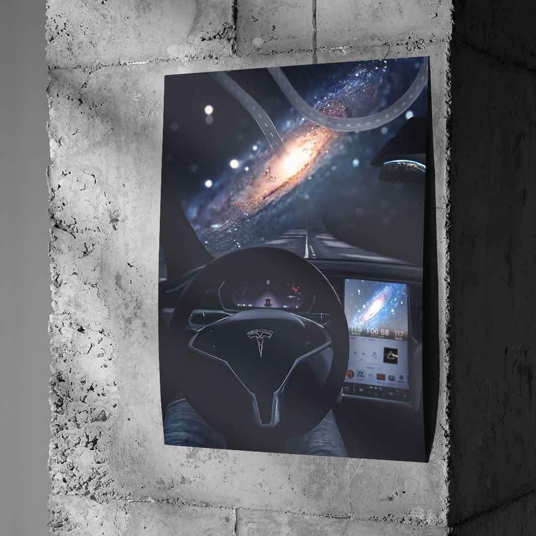 Tesla Ride - Poster