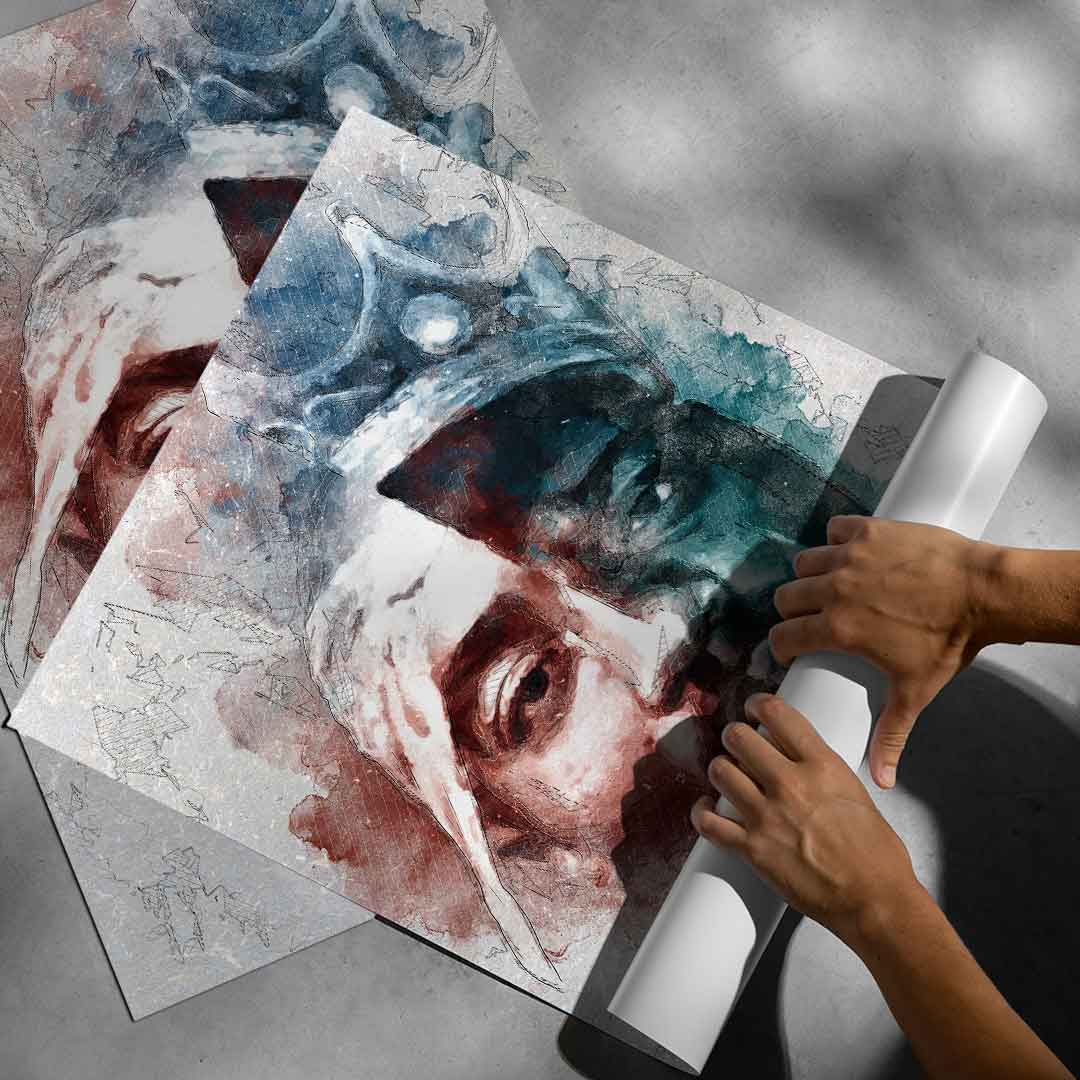 Tupac B.I.G. Portrait - Poster