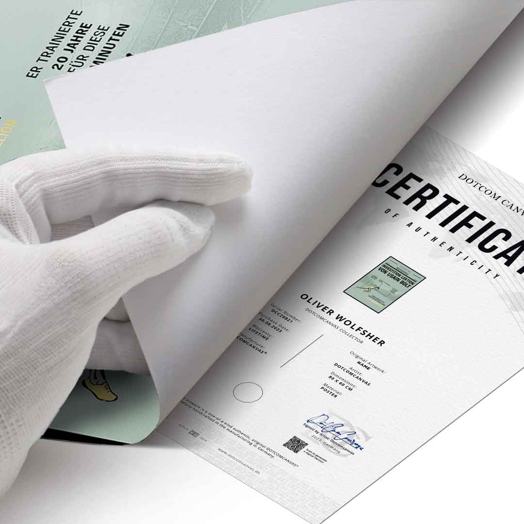 USAIN BOLT INVESTMENT LESSON - Poster