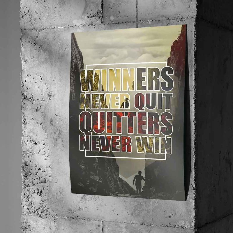 Winners Never Quit - Poster