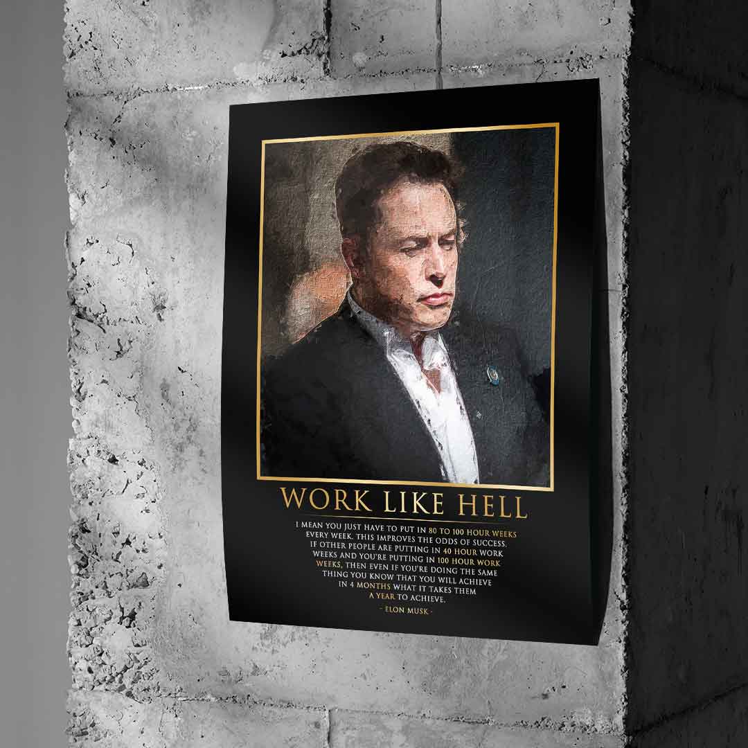 Work like Hell - Poster