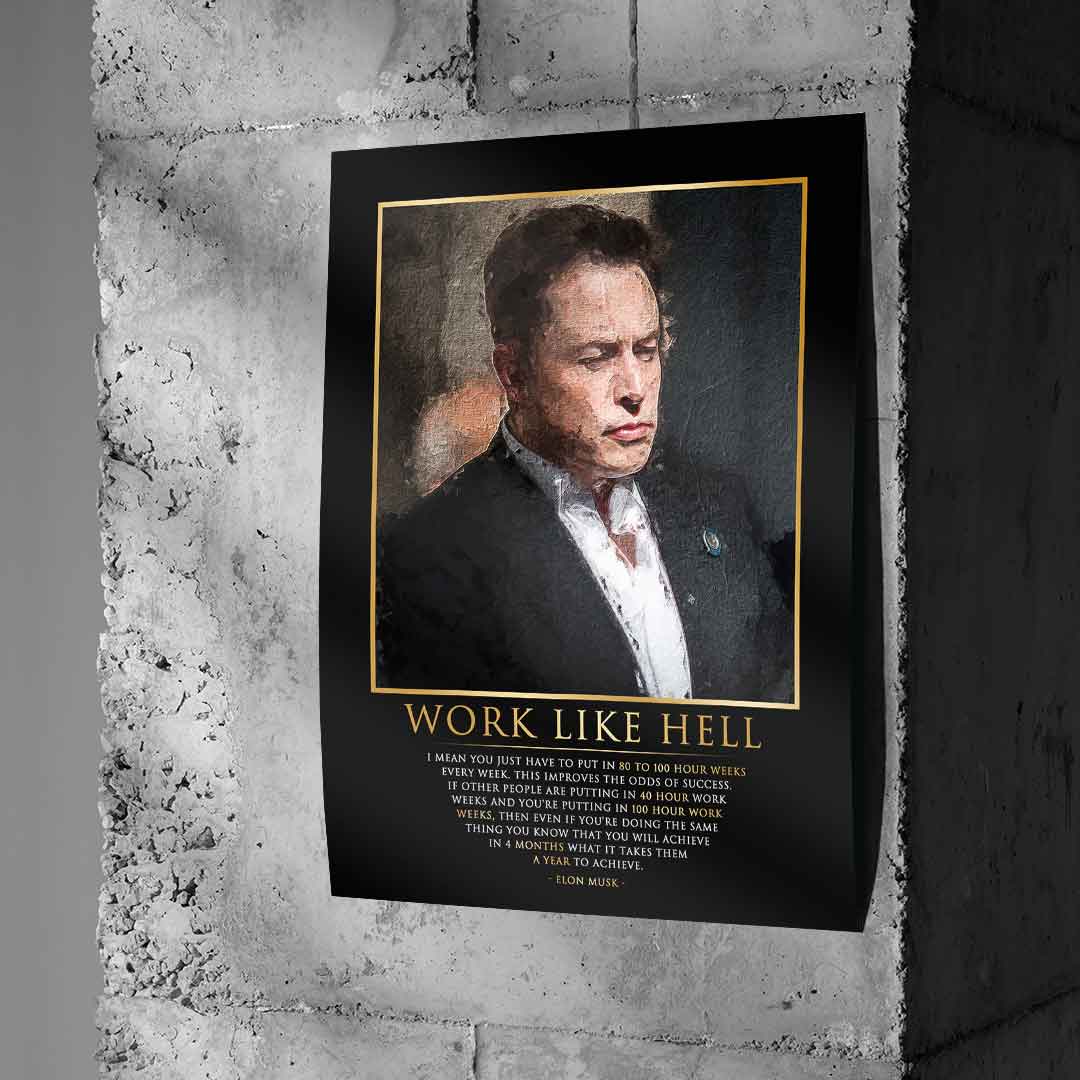 Work Like Hell - Poster