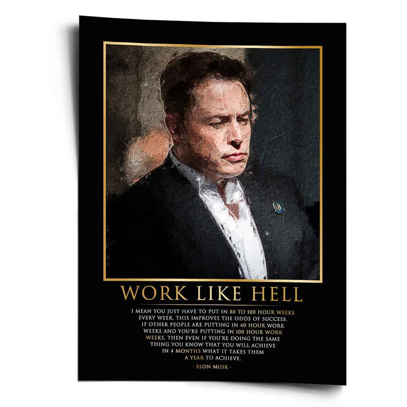 Work like Hell - Poster