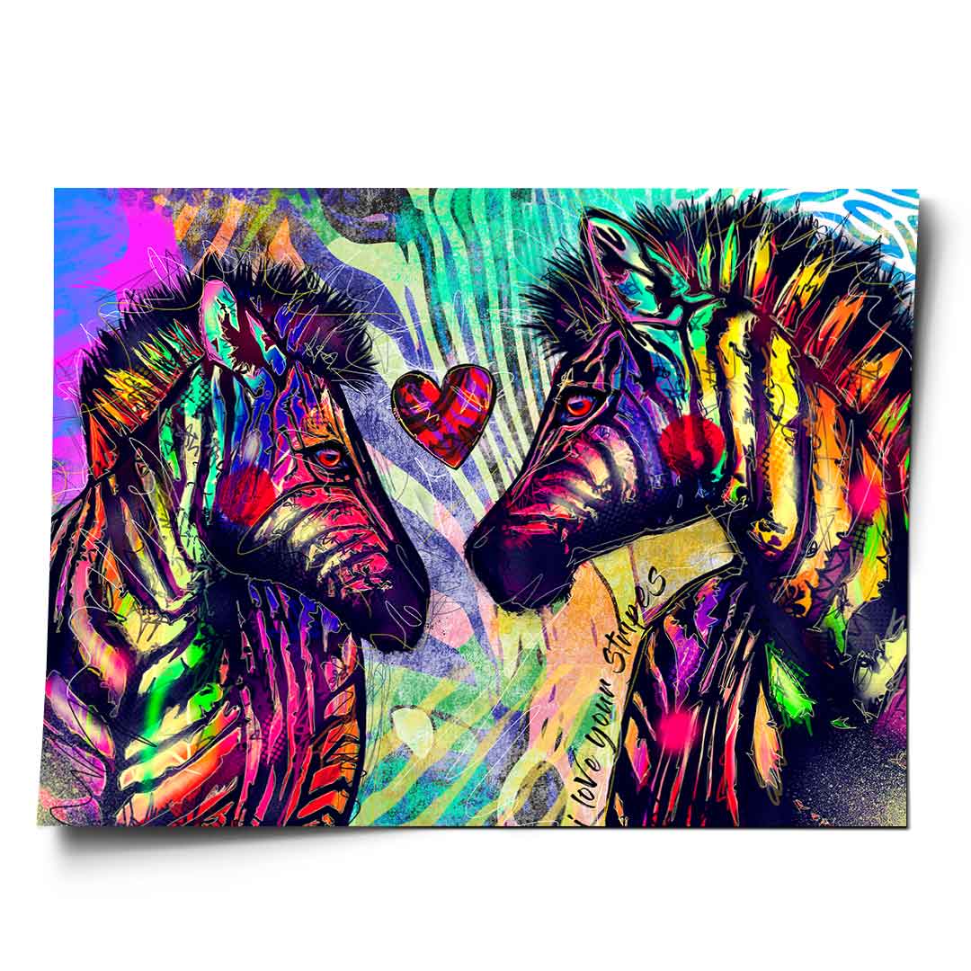 Zebra Heart - Poster