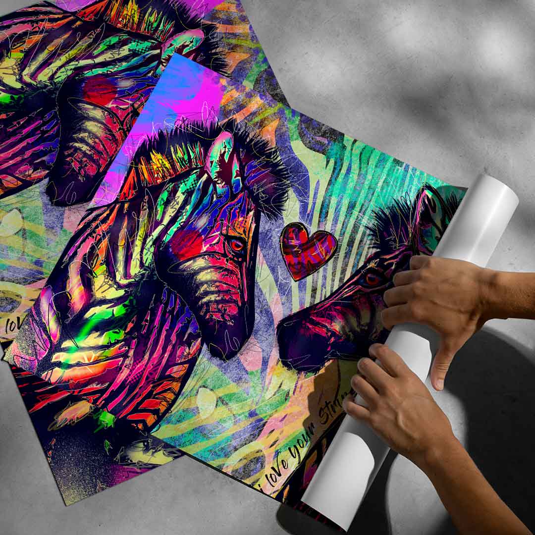 Zebra Heart - Poster