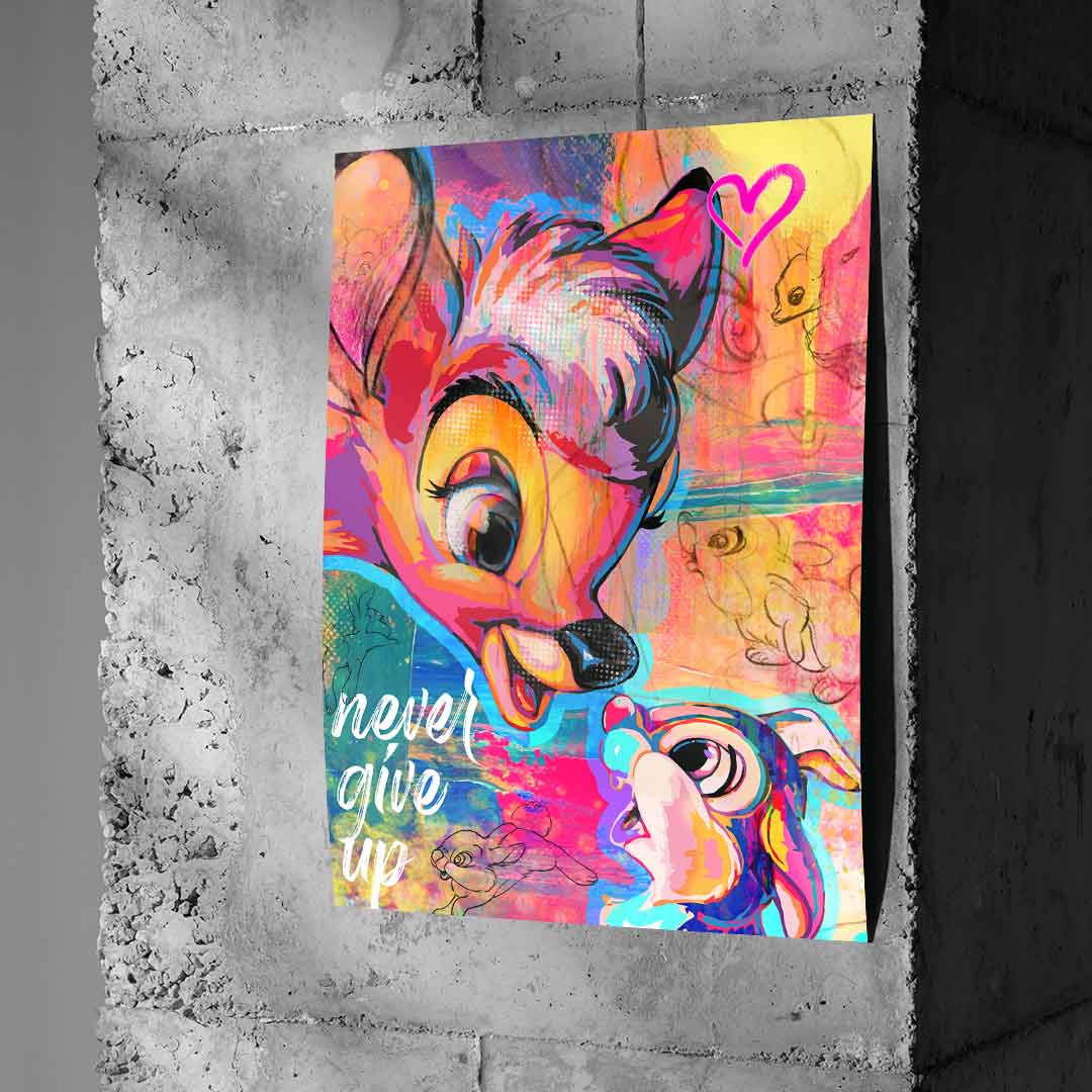 amy-blackbambi-never-give-new - poster