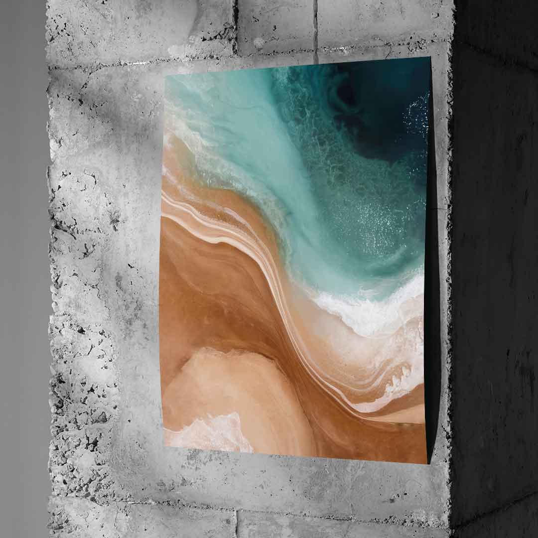 Coastal Contours - Poster