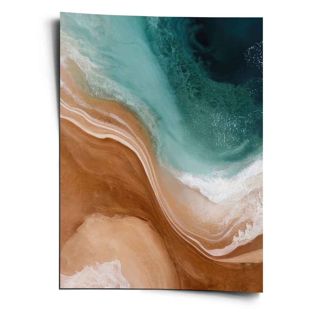 Coastal Contours - Poster